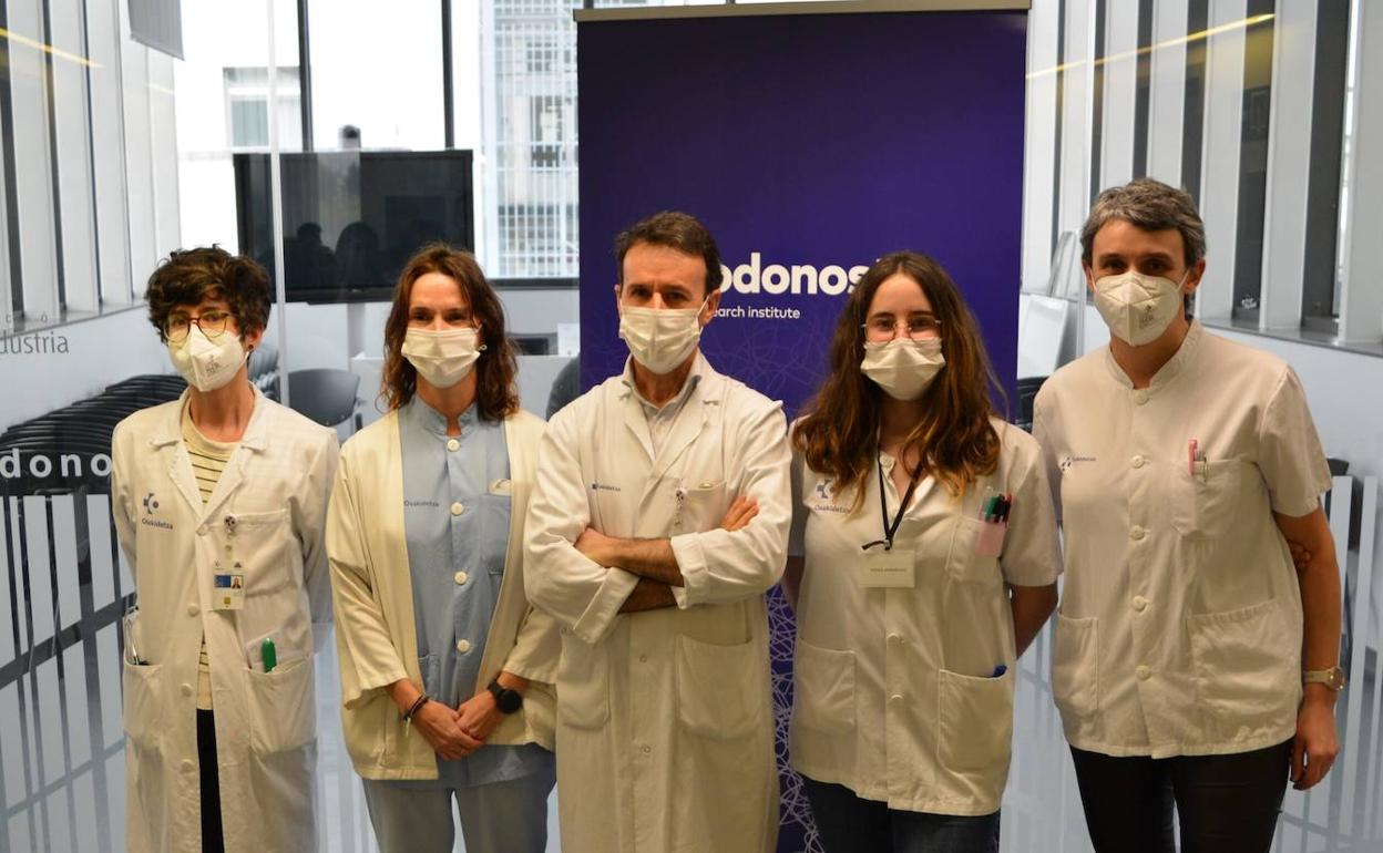 Equipo del HUD-IIS Biodonostia al frente del proyecto