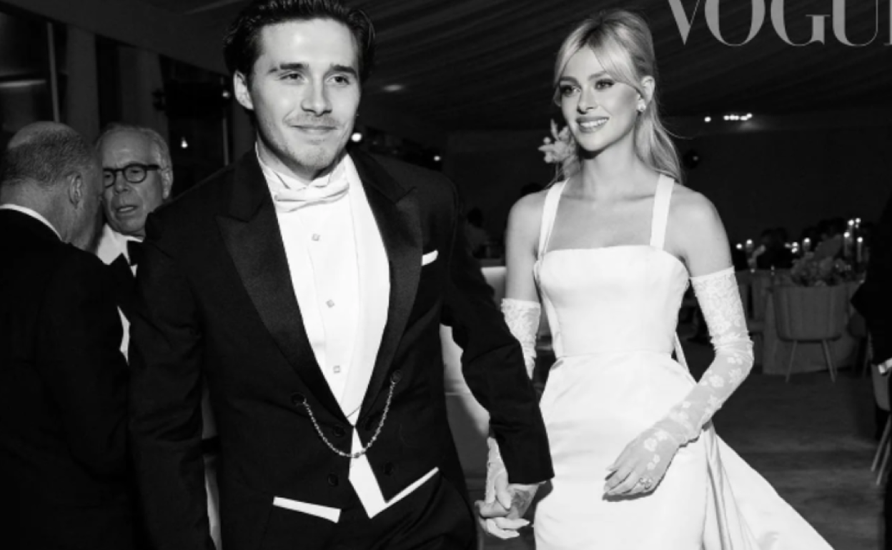 Nicola Peltz descubre su vestido de novia, diseñado por Valentino