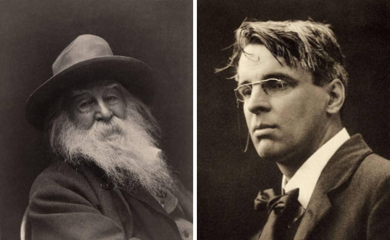 Walt Whitman eta William Butler Yeats Munduko Poesia Kaierak bildumako 41 eta 42 zenbakiak