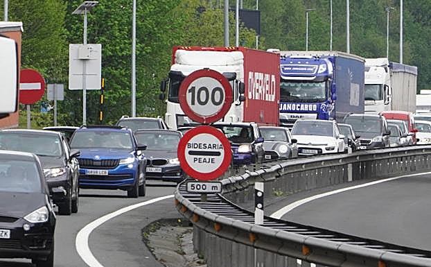 El tráfico recupera la fluidez tras una mañana de retenciones en Gipuzkoa