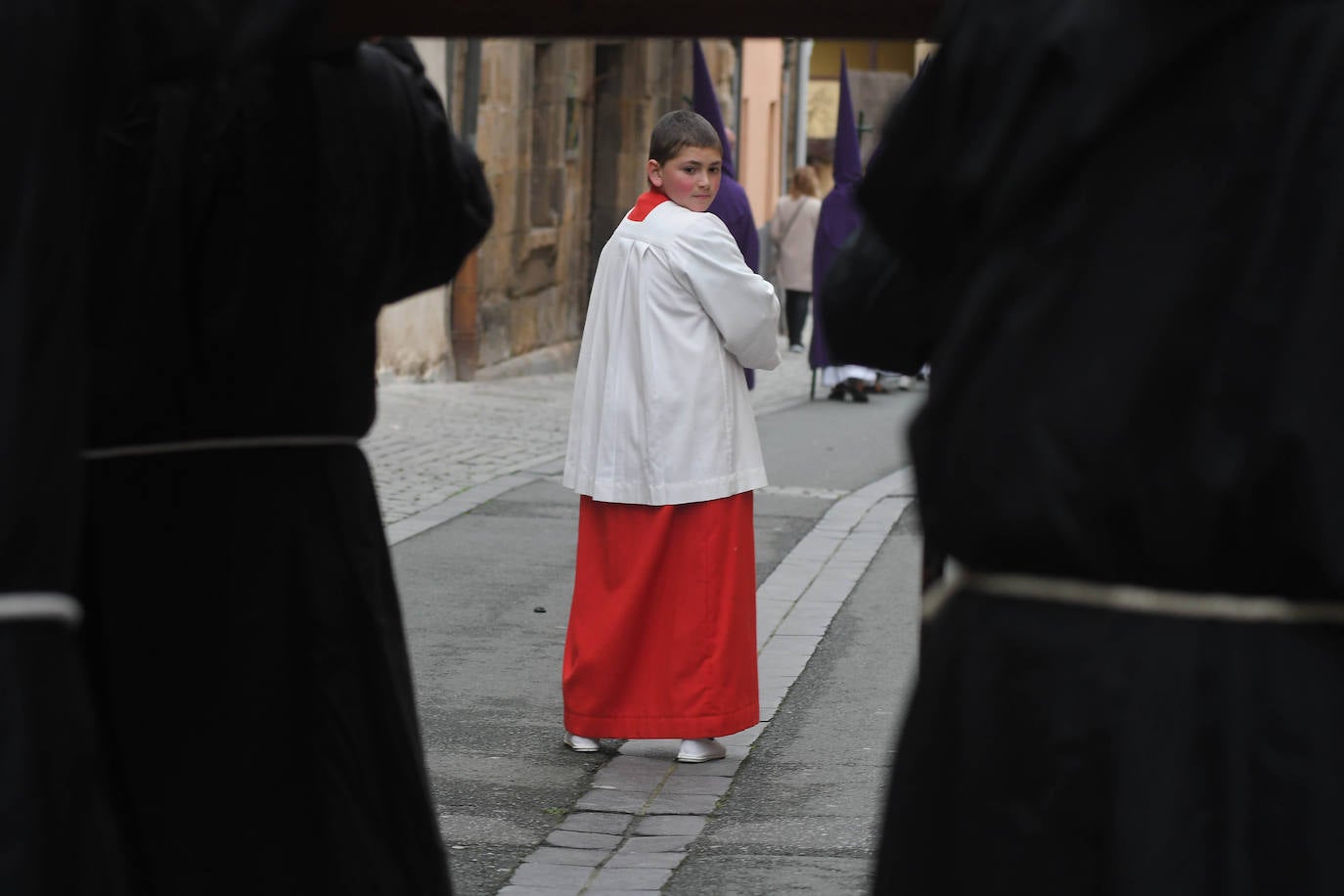 Fotos: Segura revive su tradicional procesión de Jueves Santo