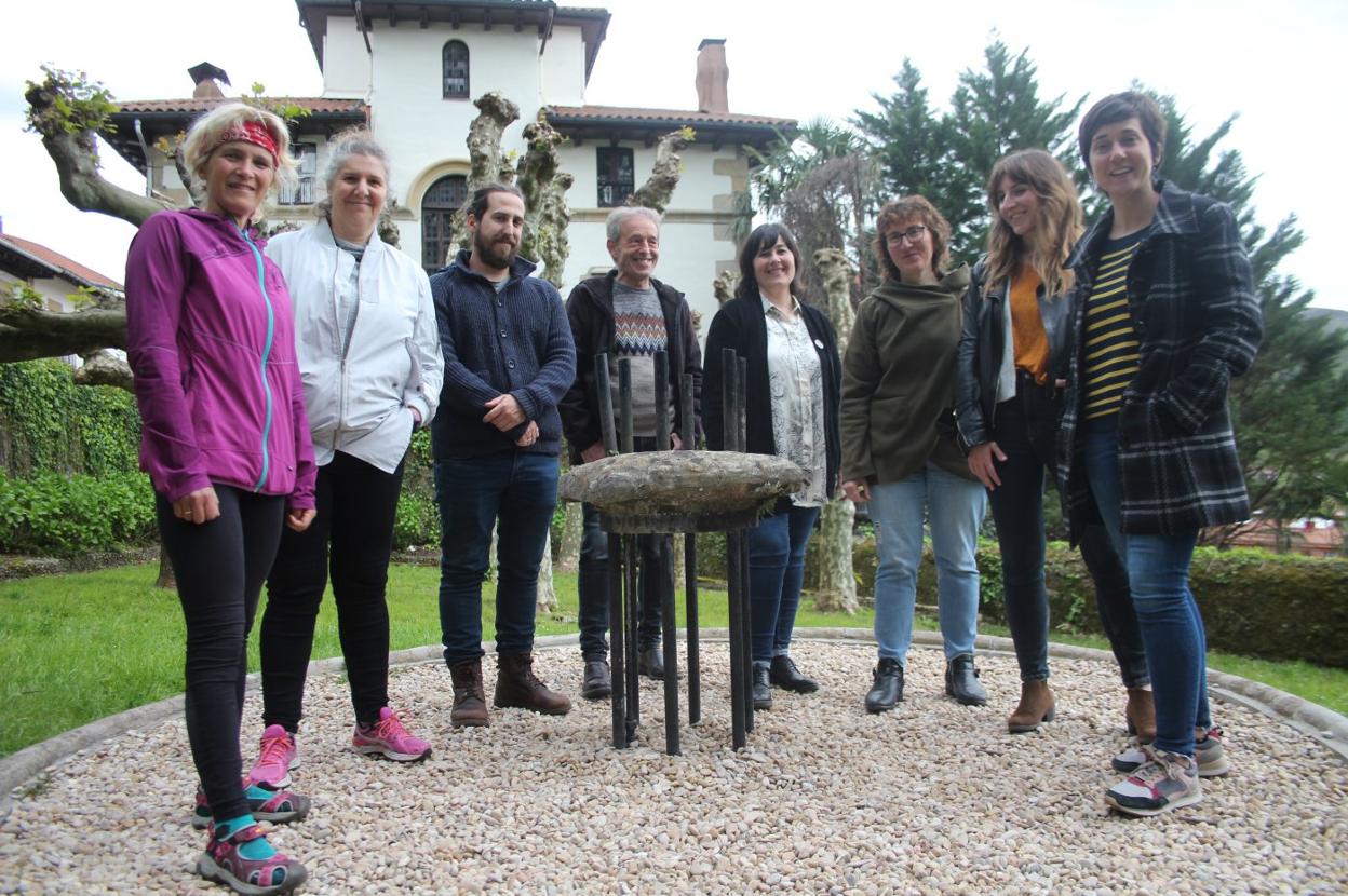 Kulturaz Bete Arte Herri Dinamikako kideak. 