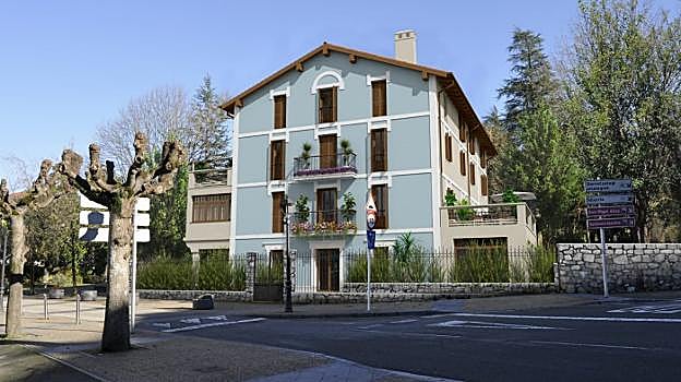 Fotomontaje del proiyecto 'Txomenane berria'. 