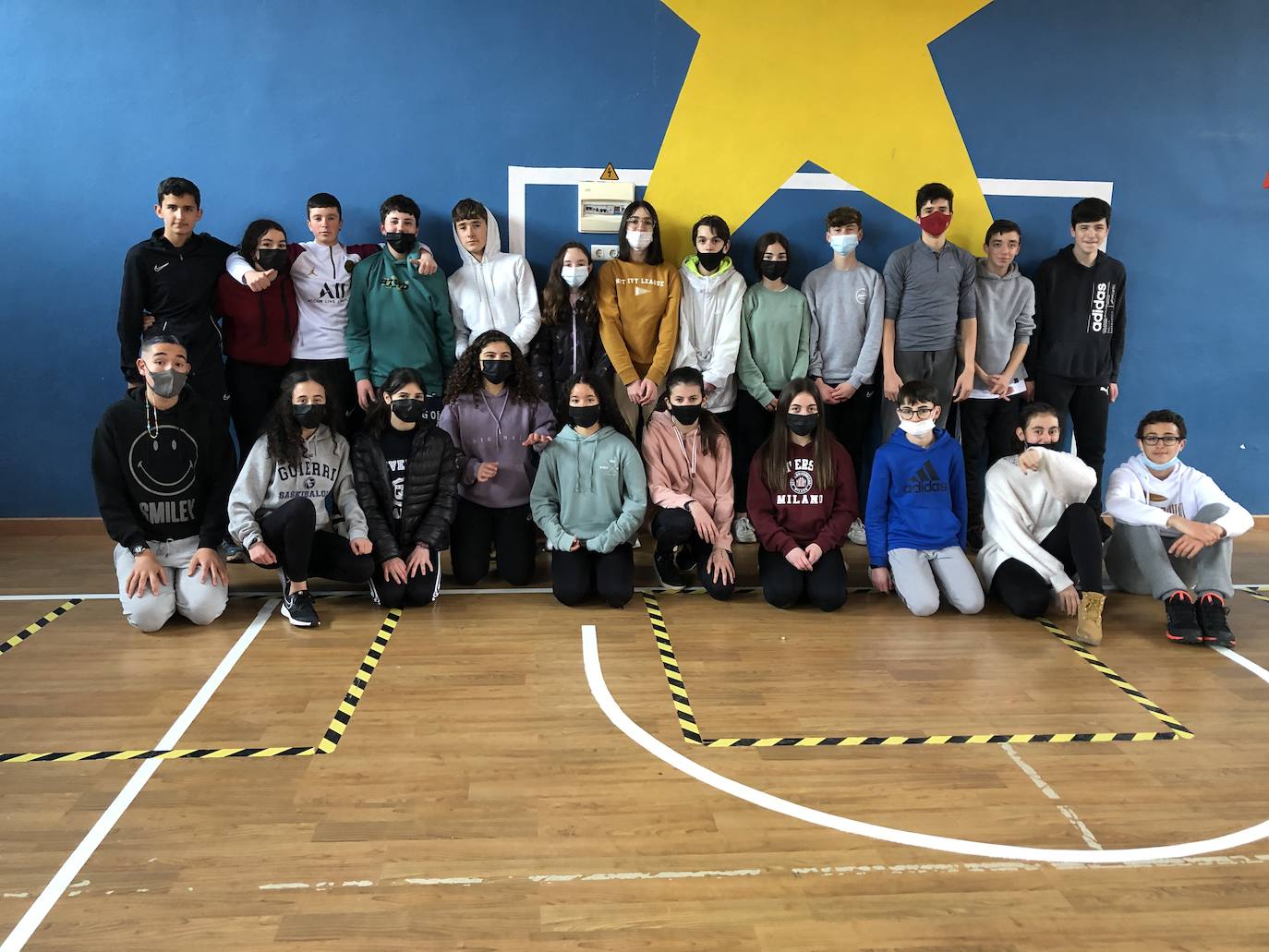 Los alumnos de DBH 3º B.