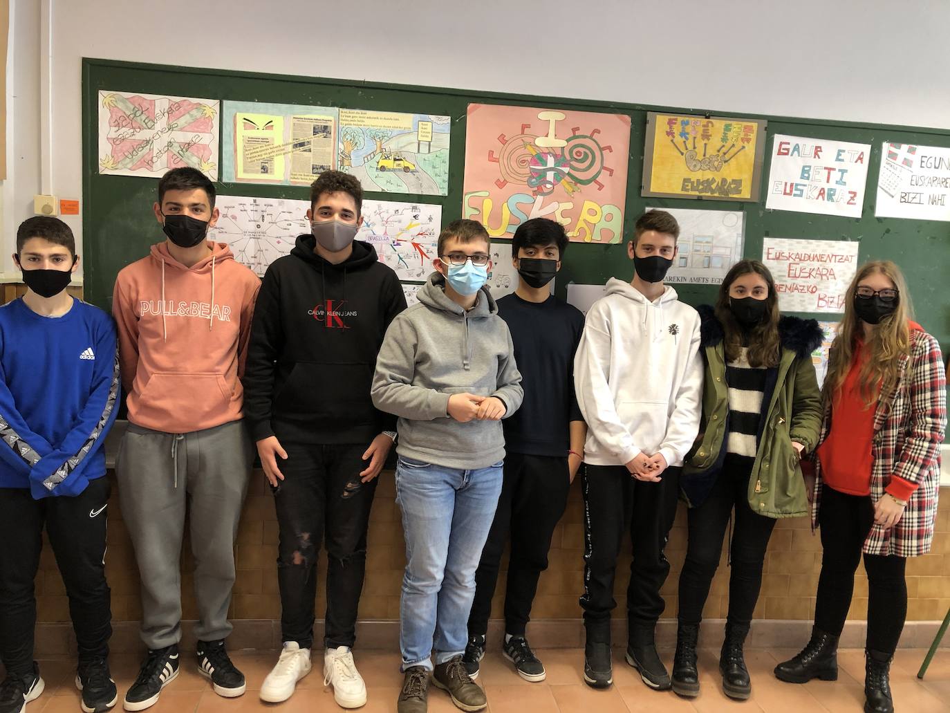 Los alumnos de DBH 4º DC.