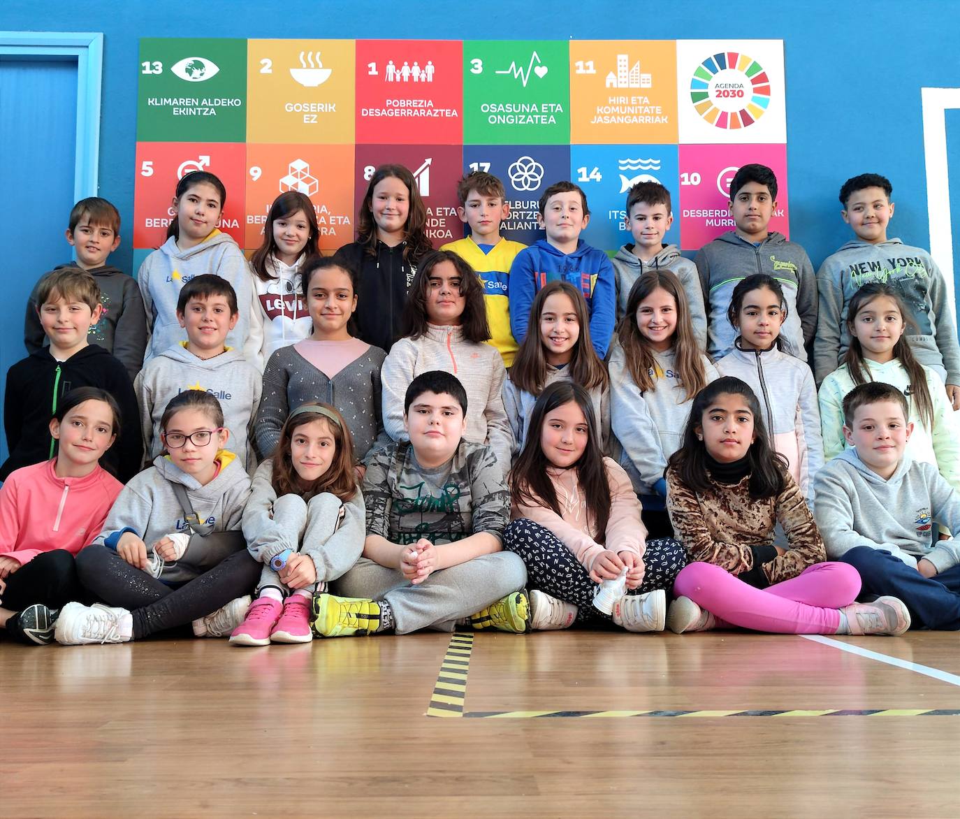 Los niños de 4º de Primaria A.