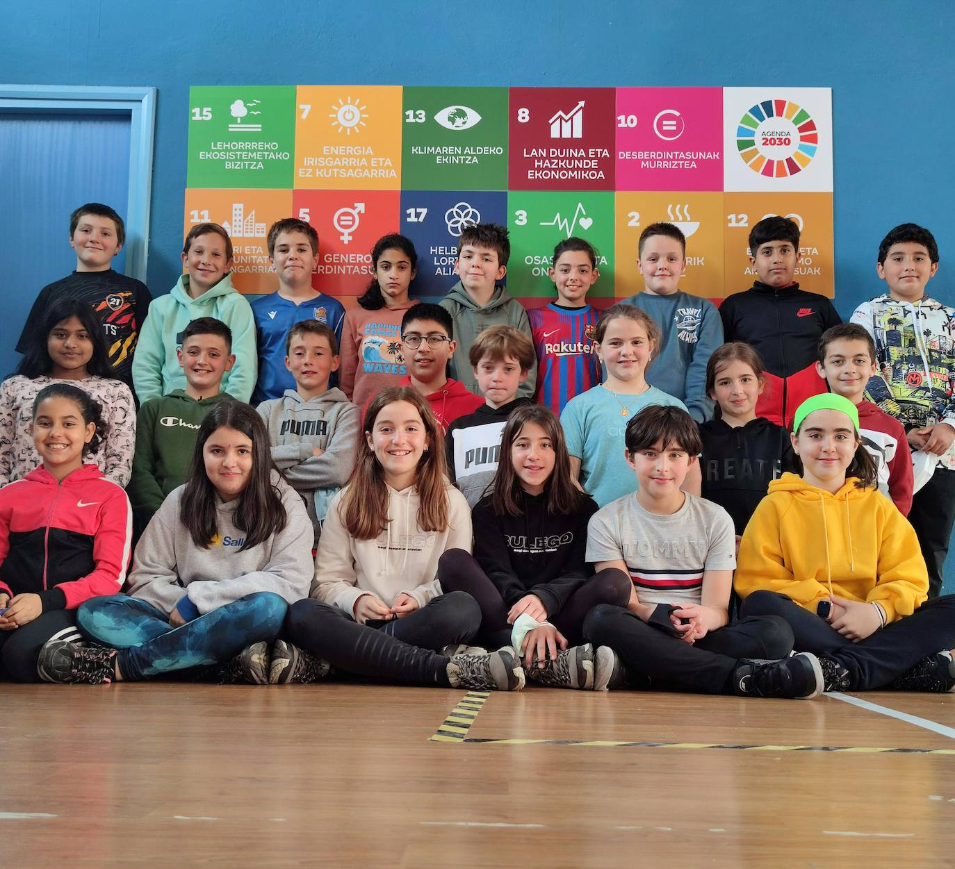 Los niños de 5º de Primaria A.