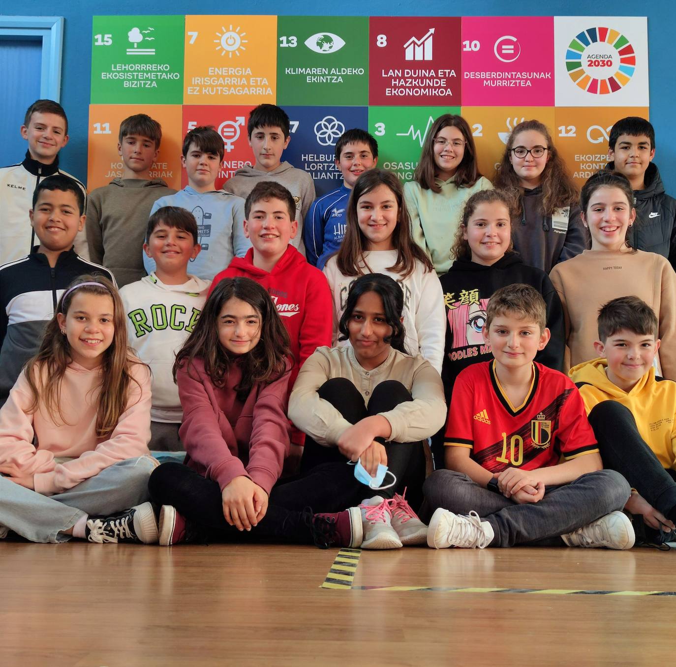 Los niños de 6º de Primaria A.