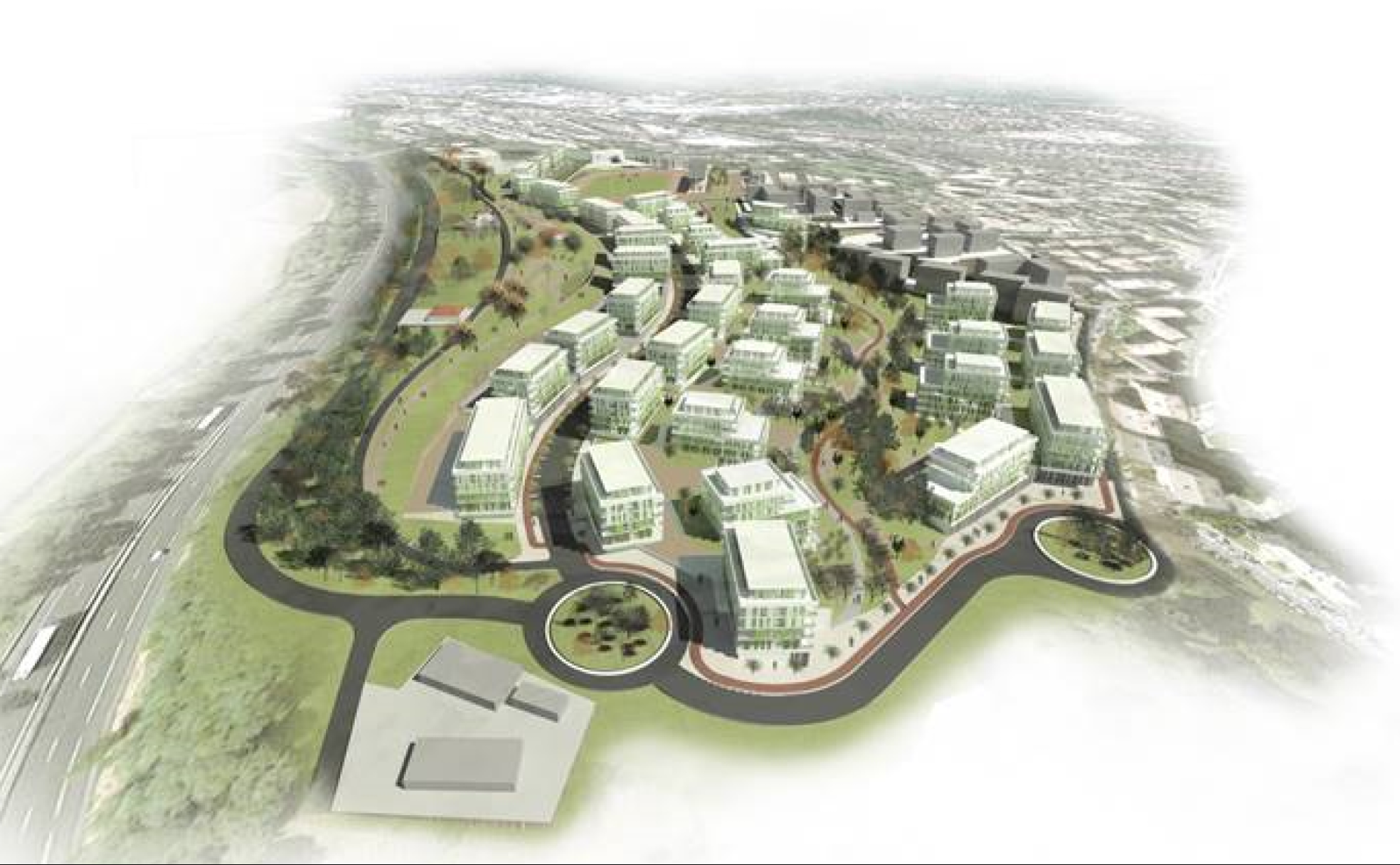 Infografía que recoge el nuevo planeamiento para Txenperenea 