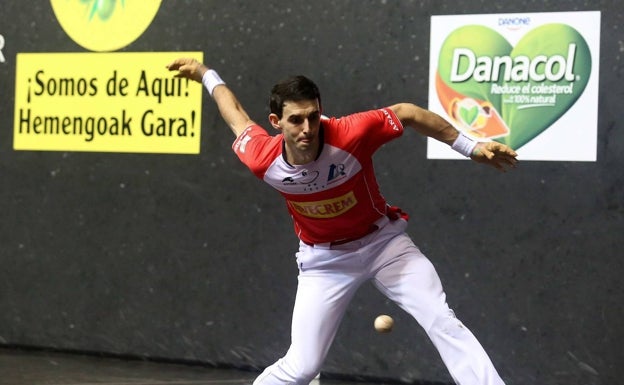 Jokin Altuna no jugará su partido del Manomanista del domingo en Eibar. 