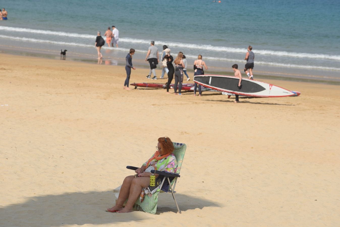 Fotos: Donostia disfruta de un sábado soleado y de agradables temperaturas