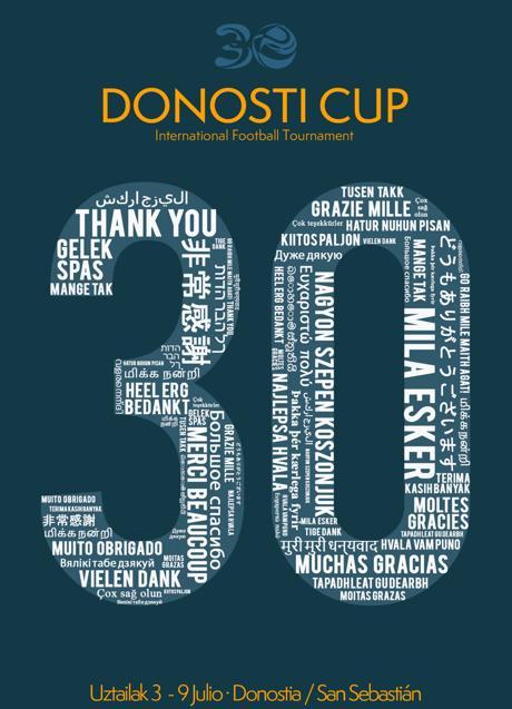 Imagen - El cartel ganador de la 30 edición de la Donosti Cup