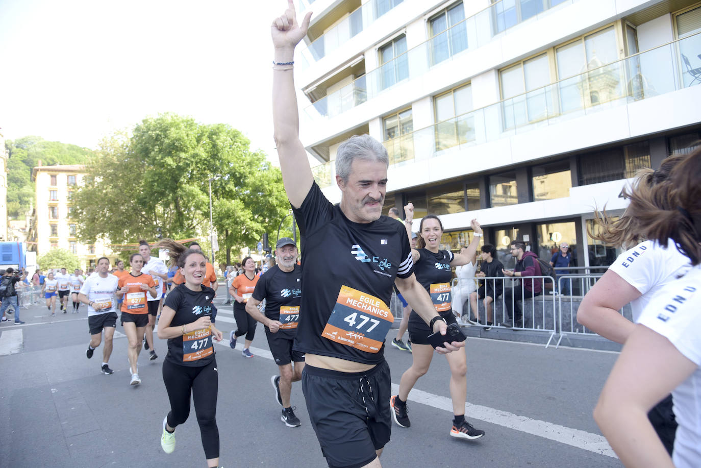 Fotos: Los participantes en la Carrera de Empresas de San Sebastián