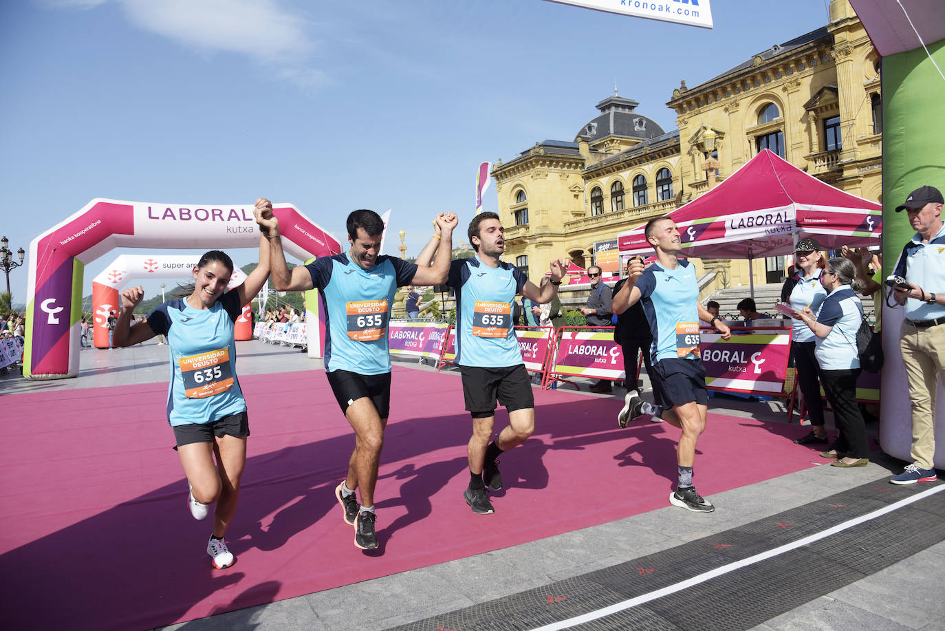 Fotos: Los participantes en la Carrera de Empresas de San Sebastián
