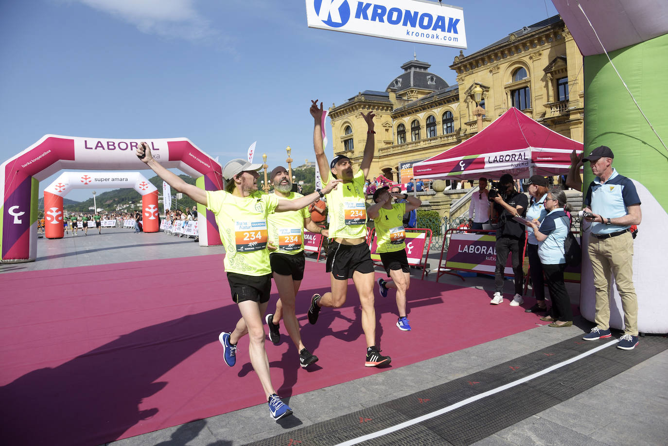 Fotos: Los participantes en la Carrera de Empresas de San Sebastián