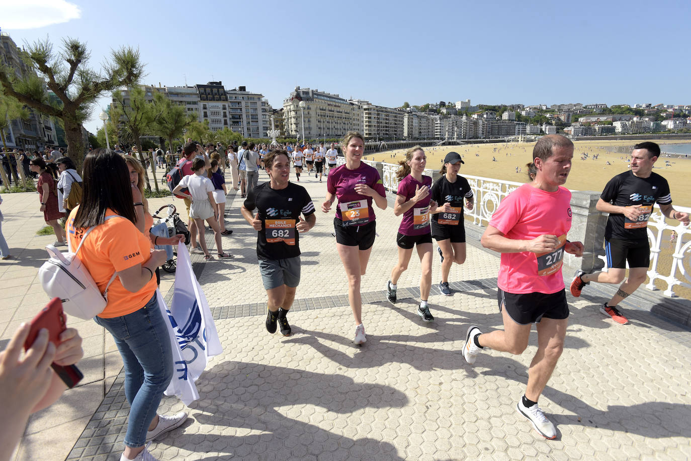 Fotos: Los participantes en la Carrera de Empresas de San Sebastián