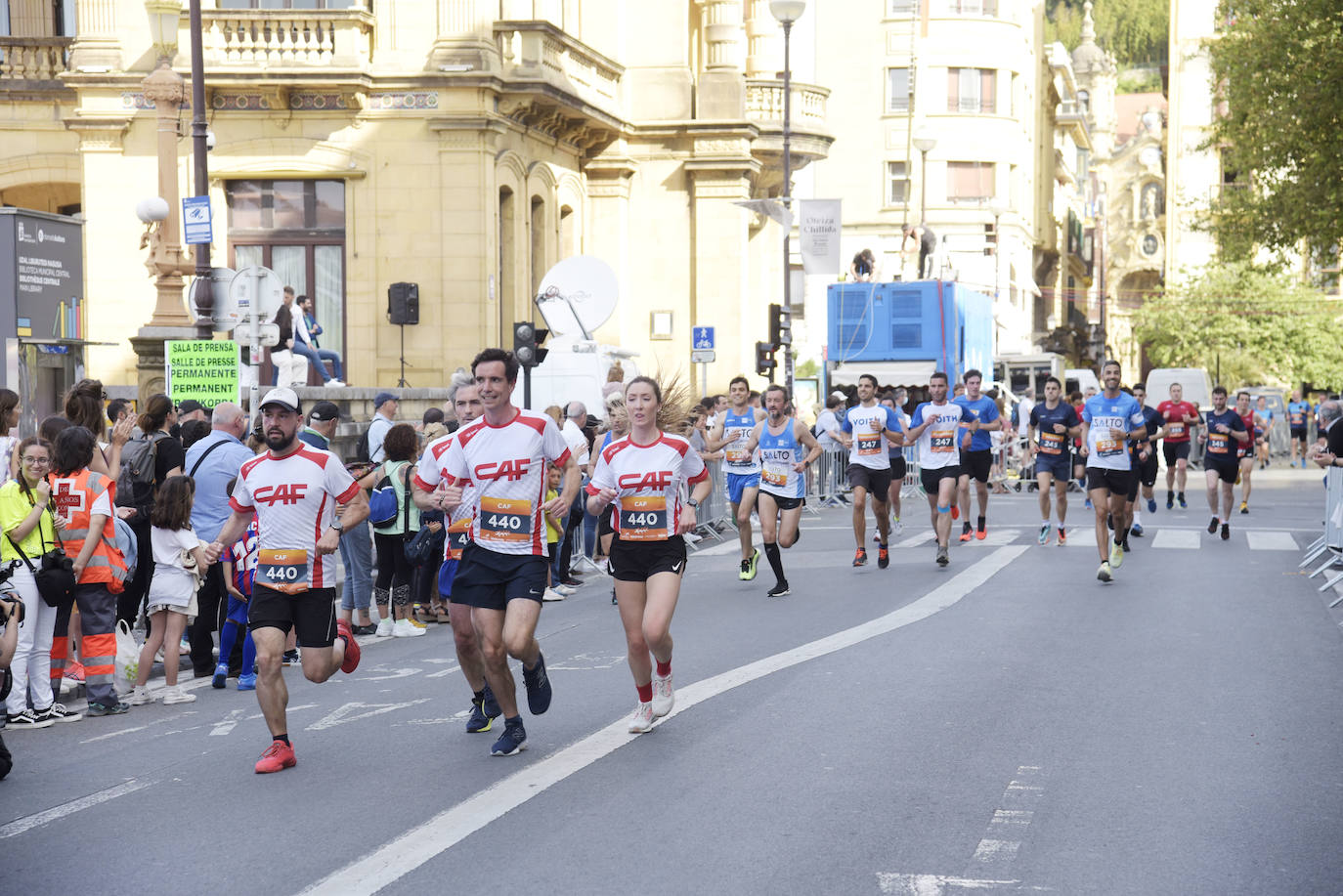 Fotos: Los participantes en la Carrera de Empresas de San Sebastián