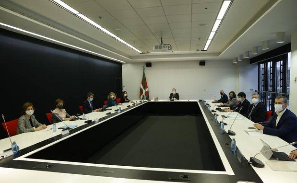 Reunión del Consejo Vasco de Finanzas.