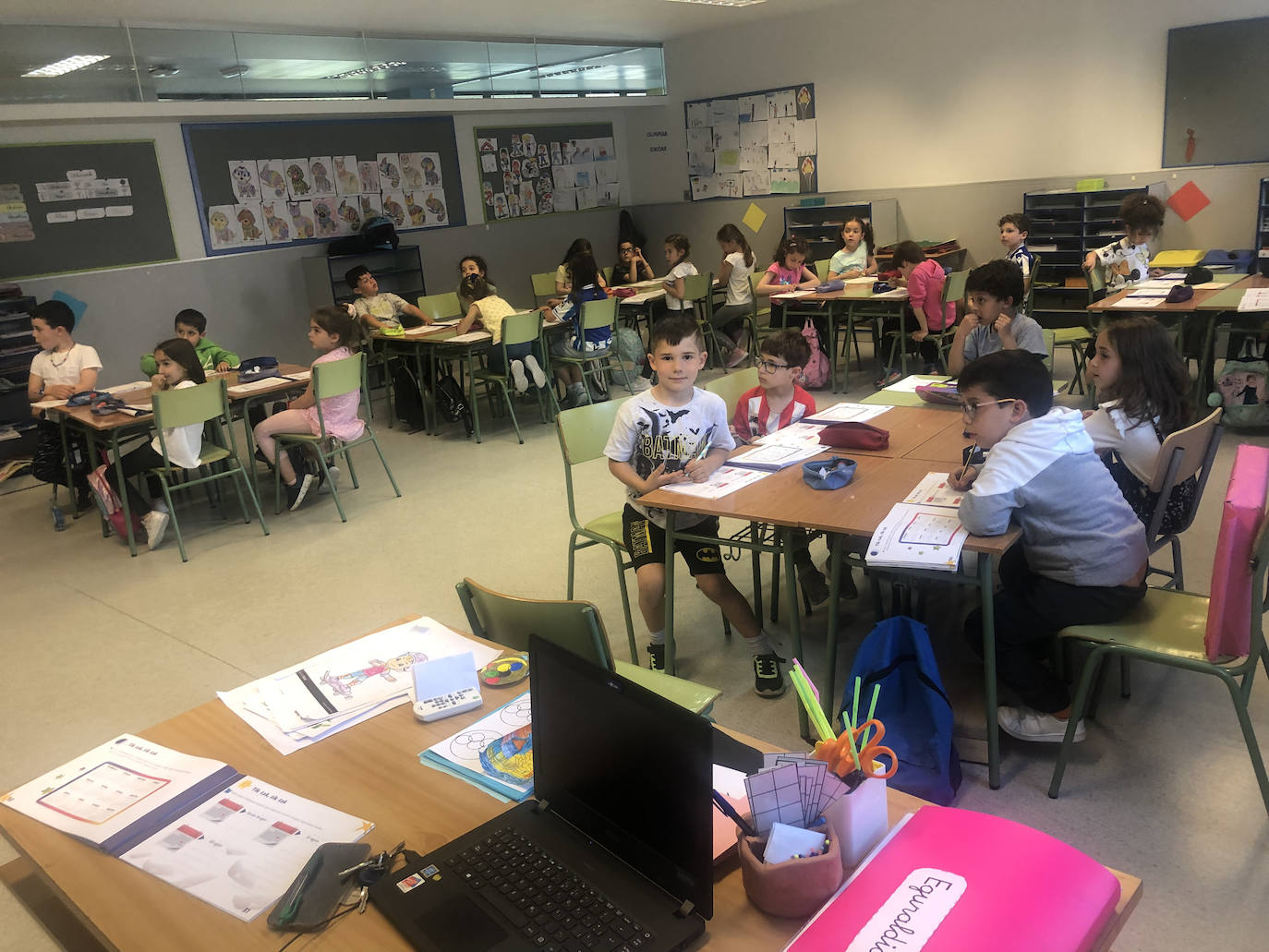 Los alumnos de 1º de Primaria.