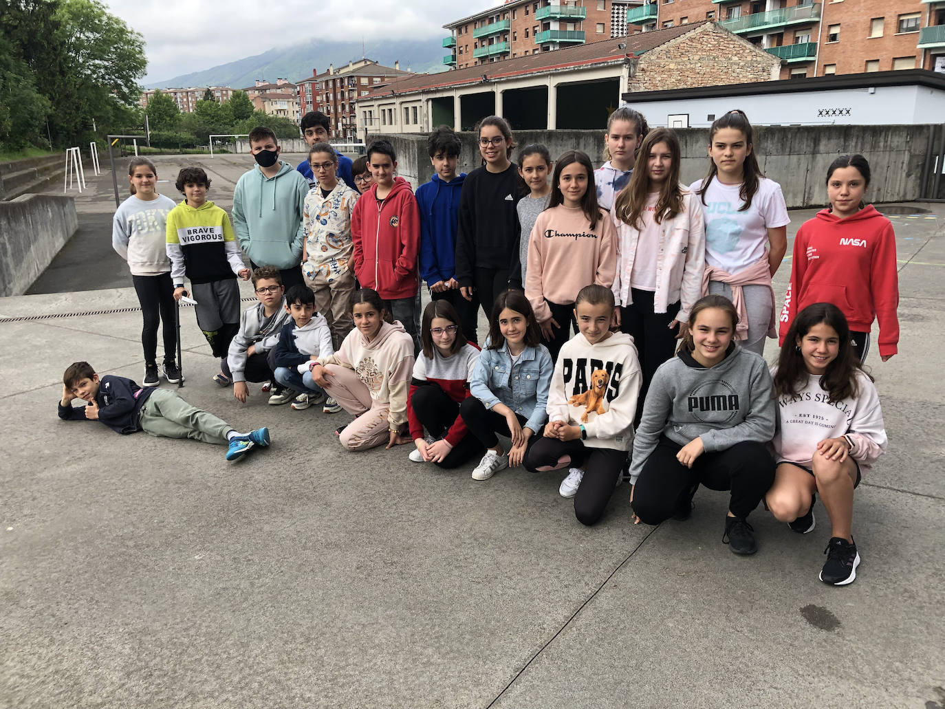 Los alumnos de 6º de Primaria.
