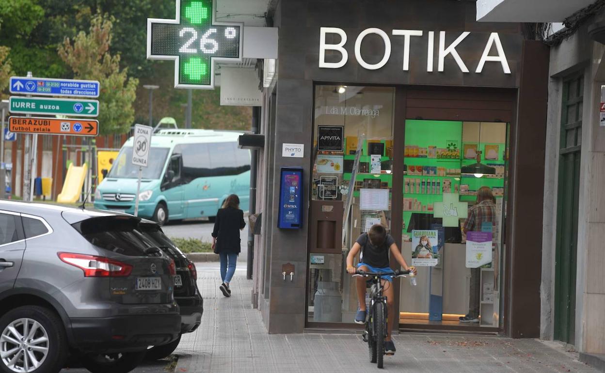 Un termómetro marca 26 grados en Tolosa