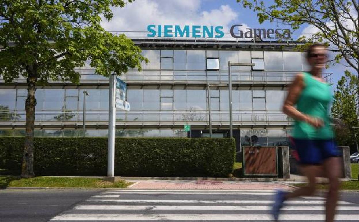 Vista de la sede de Siemens Gamesa, en Zamudio. 