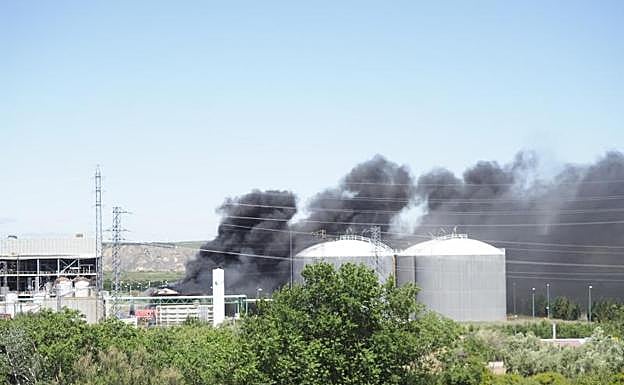 Imagen principal - Imagenes del lugar de la explosión. 