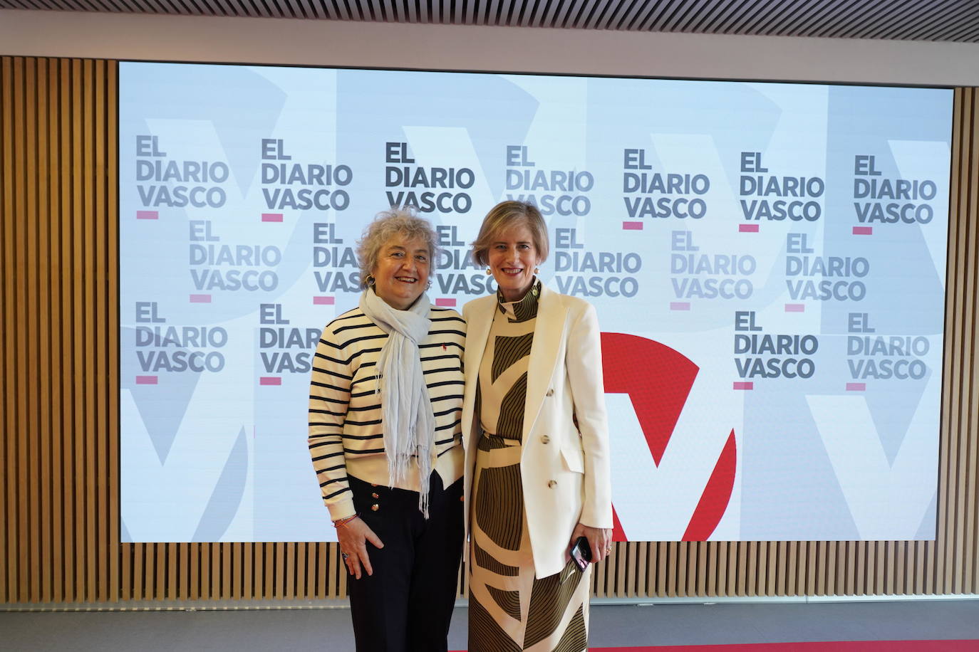 Marisa Arriola junto a Amaia Ros. 