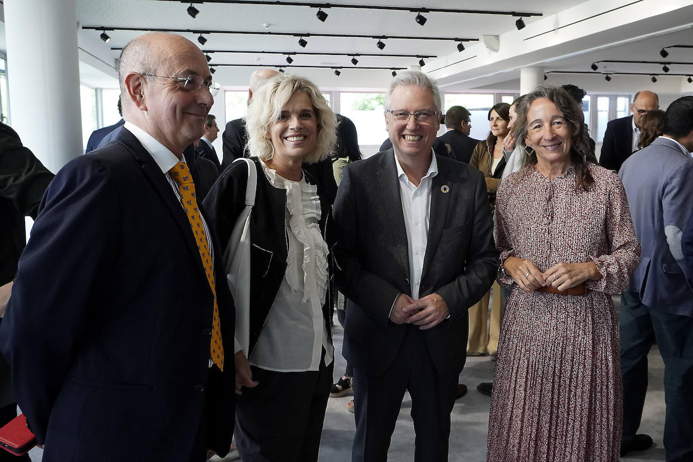 Javier Roldán, Edurne Ormazabal, José Ignacio Asensio y Marisol Garmendia. 