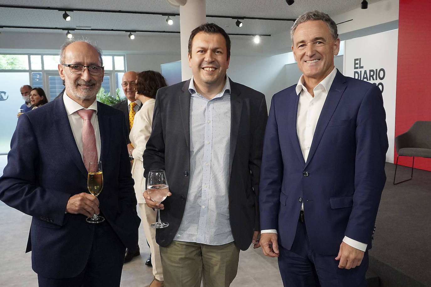 Eduardo Junkera, Jorge Sainz y José Miguel Ayerza. 