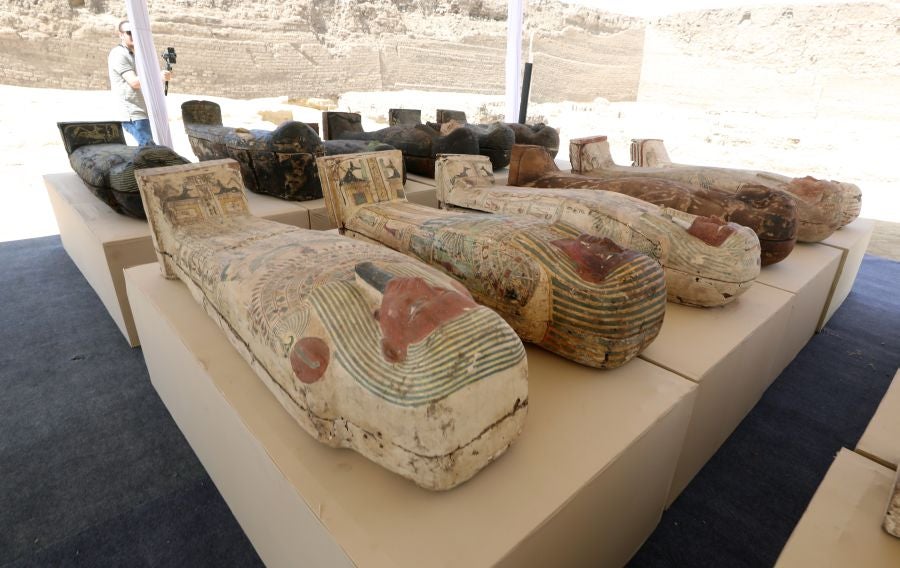 Fotos: Hallazgo en una necrópolis de Egipto