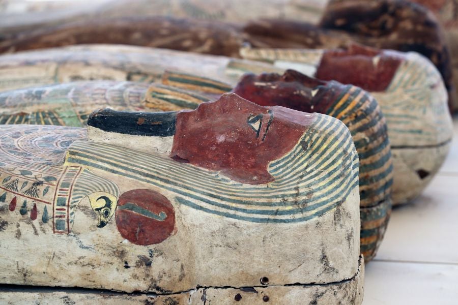 Fotos: Hallazgo en una necrópolis de Egipto