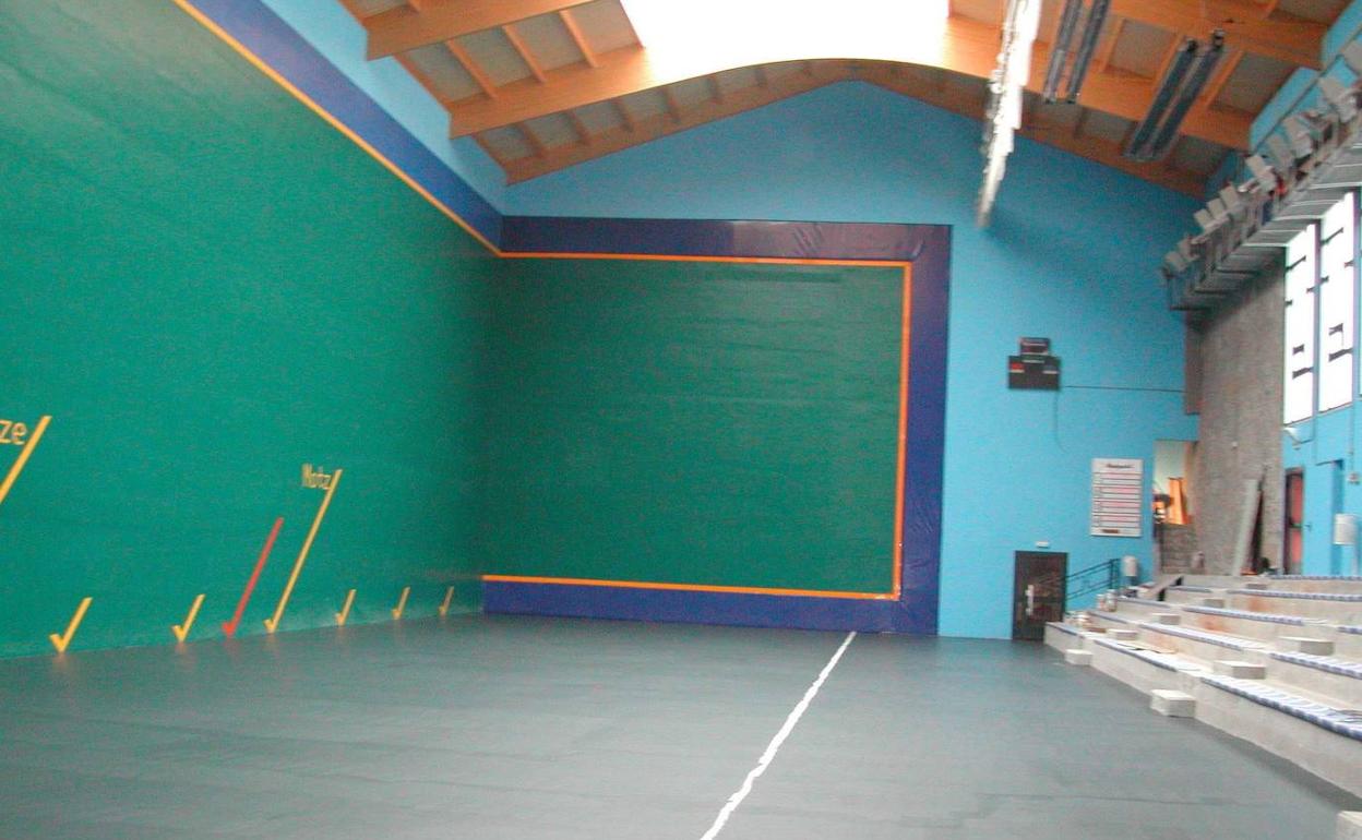 El frontón de Elgeta será una de las sedes de las semifinales del Cuatro y medio navarro. 