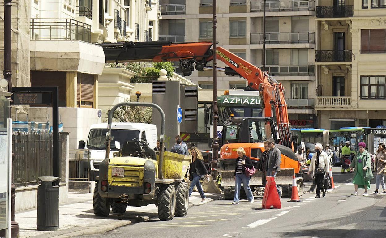 El RACVN critica los cambios de tráfico en el centro de Donostia: «¿Cuáles son las mejoras?»