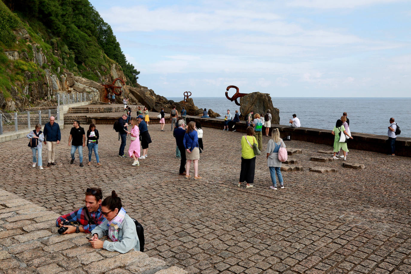 Fotos: Domingo de paseo y turismo en San Sebastián