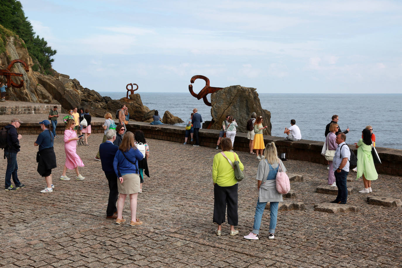 Fotos: Domingo de paseo y turismo en San Sebastián