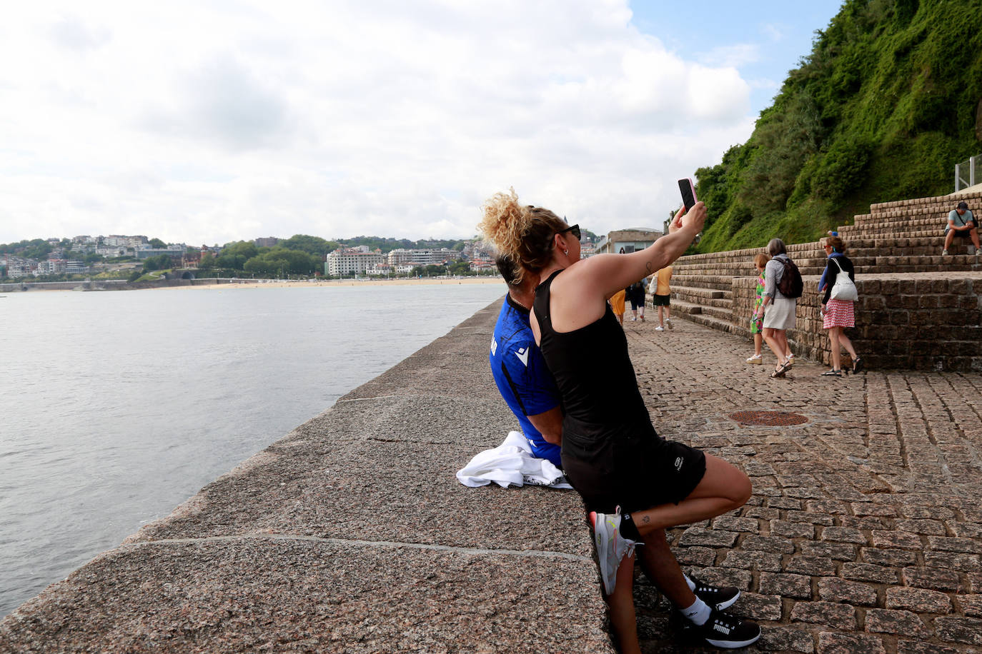 Fotos: Domingo de paseo y turismo en San Sebastián