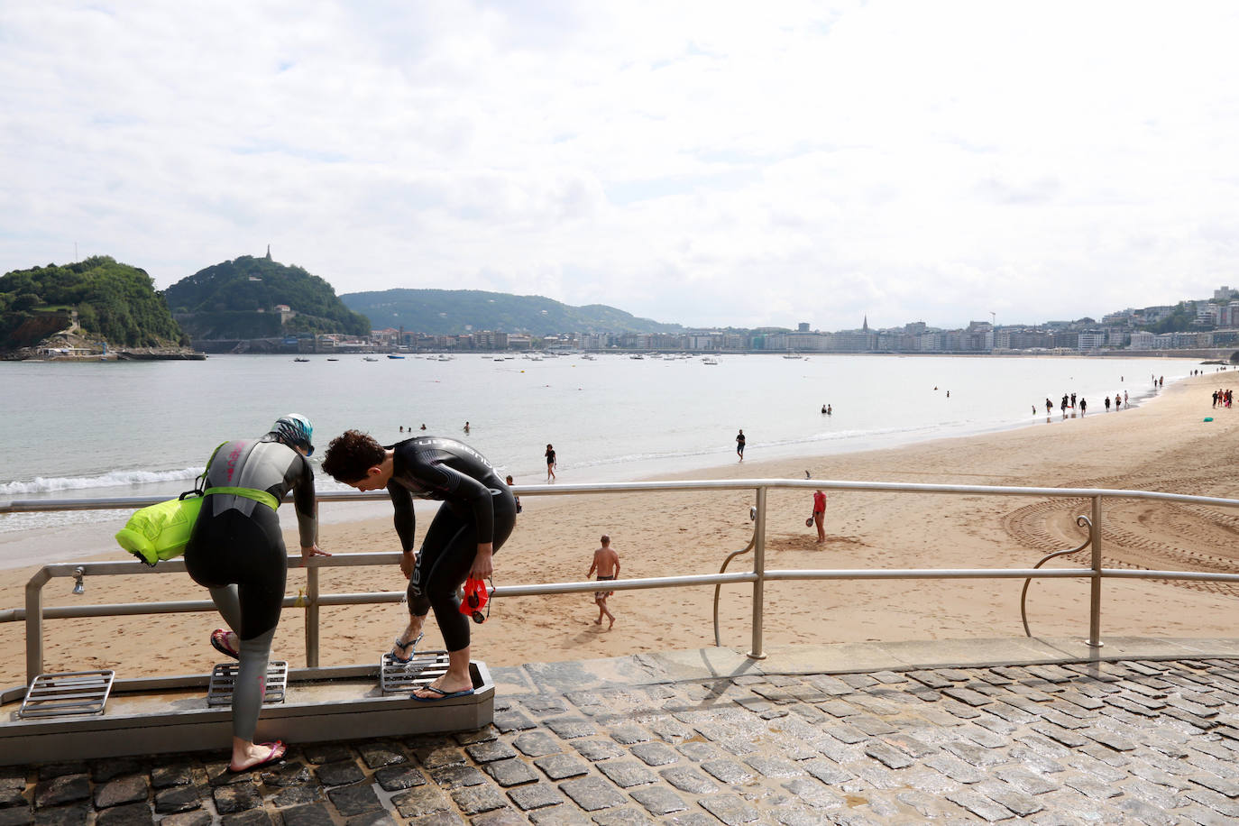 Fotos: Domingo de paseo y turismo en San Sebastián