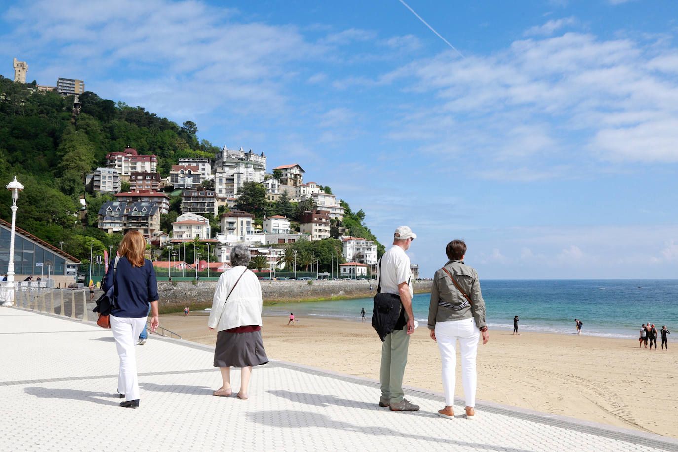 Fotos: Domingo de paseo y turismo en San Sebastián