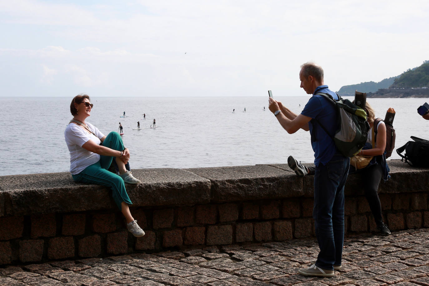 Fotos: Domingo de paseo y turismo en San Sebastián