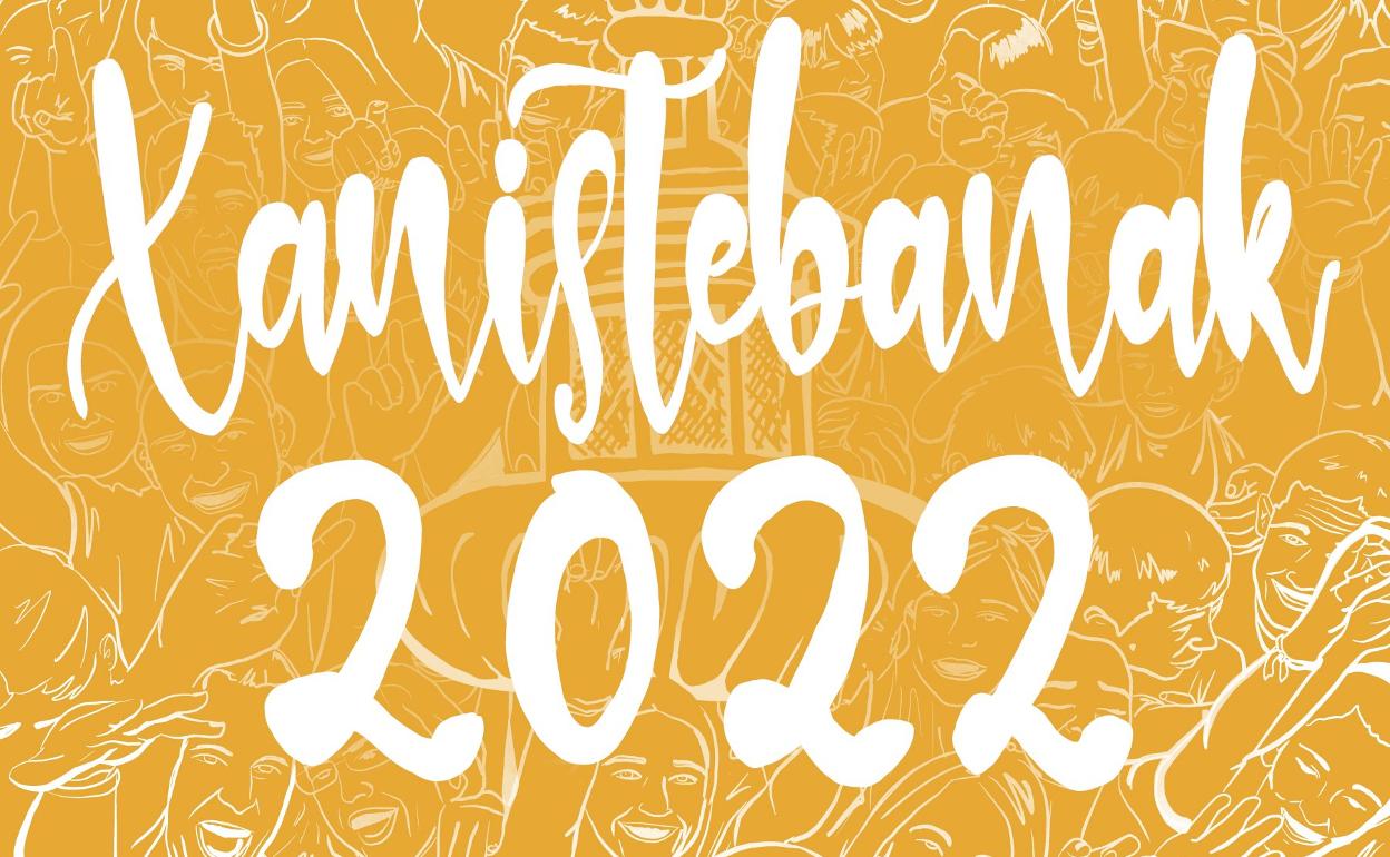 Aurtengo xanistebanetako kartela.