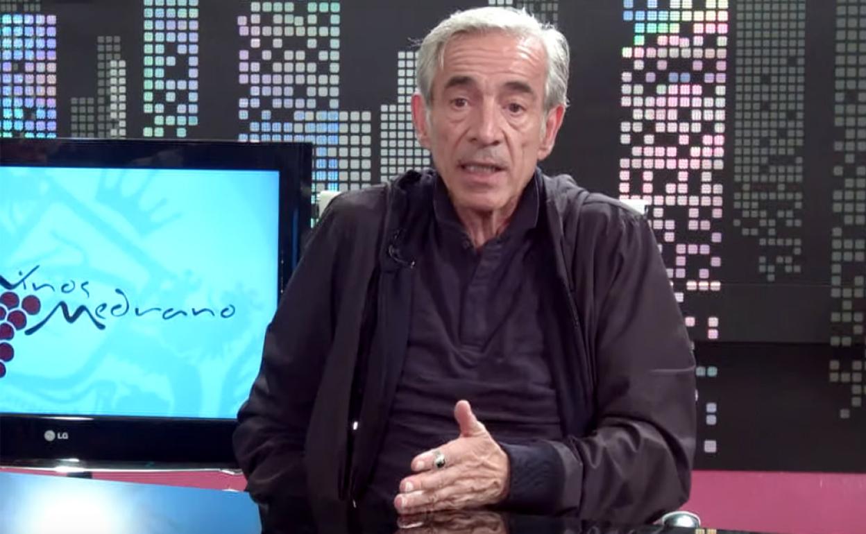 Imanol Arias durante la entrevista en TeleBilbao.