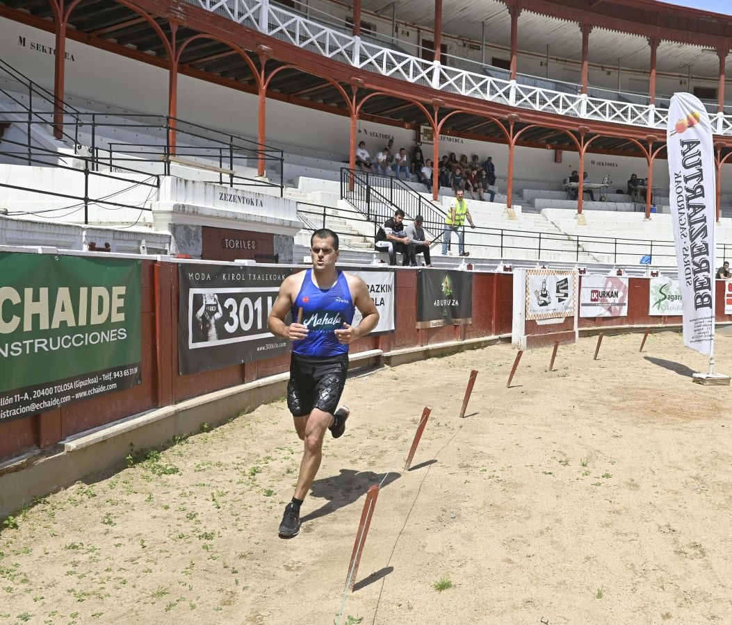 Ha invertido junto a Gorka Etxeberria 39 minutos y 45 segundos en la final del Pentatlón. 