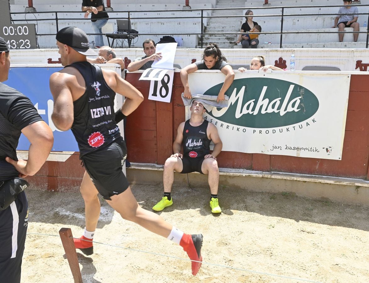 Ha invertido junto a Gorka Etxeberria 39 minutos y 45 segundos en la final del Pentatlón. 