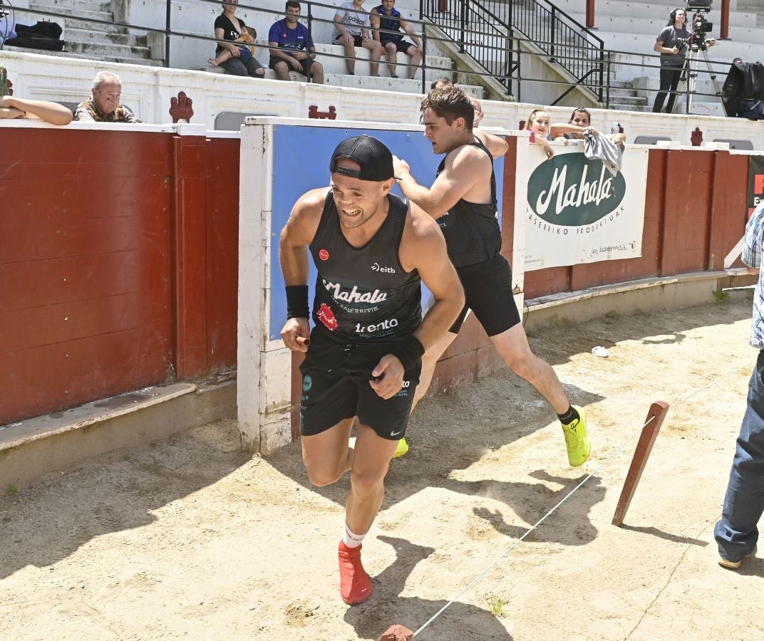 Ha invertido junto a Gorka Etxeberria 39 minutos y 45 segundos en la final del Pentatlón. 