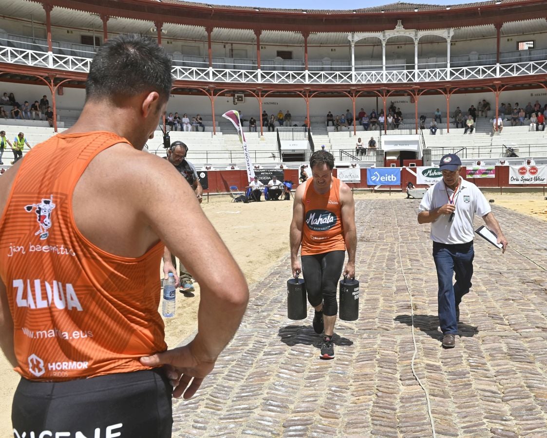 Ha invertido junto a Gorka Etxeberria 39 minutos y 45 segundos en la final del Pentatlón. 