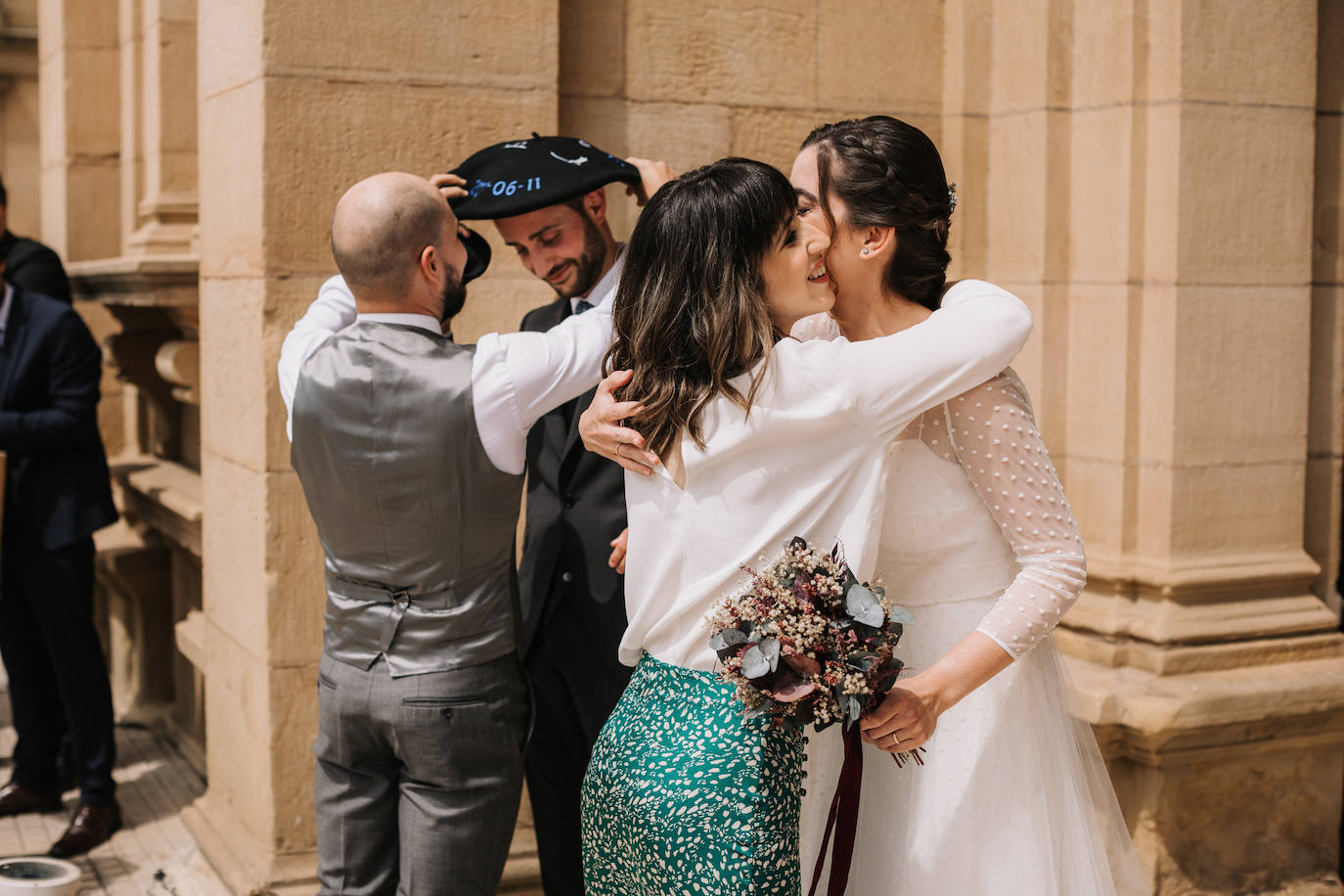 Fotos: La boda en San Sebastián de Maialen Luzurraga y Borja García