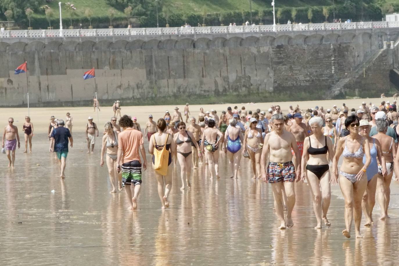 Fotos: Arranca la temporada de playas en Donostia