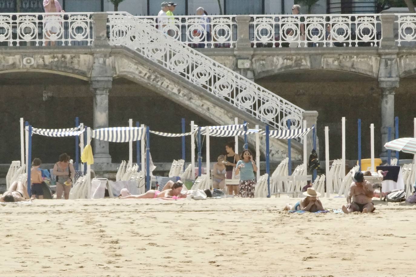 Fotos: Arranca la temporada de playas en Donostia