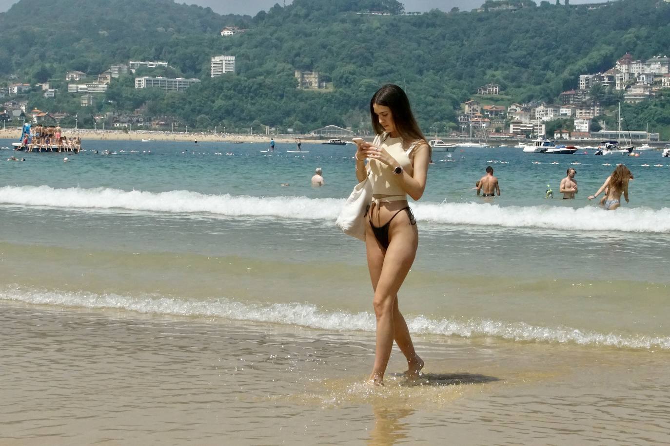 Fotos: Arranca la temporada de playas en Donostia